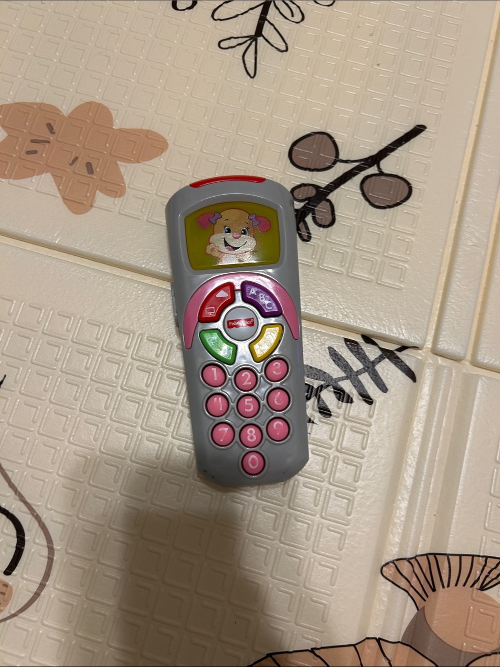 Fisher-Price Gray and Pink Toy Phone